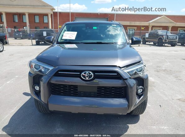 JTEEU5JR6N5252572 2022 TOYOTA 4RUNNER Gray Вид щитка приладів