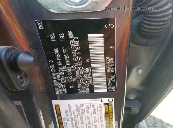 JTEEU5JR7M5238503 2021 TOYOTA 4RUNNER Charcoal Շարժիչի բաժամունքի տեսք