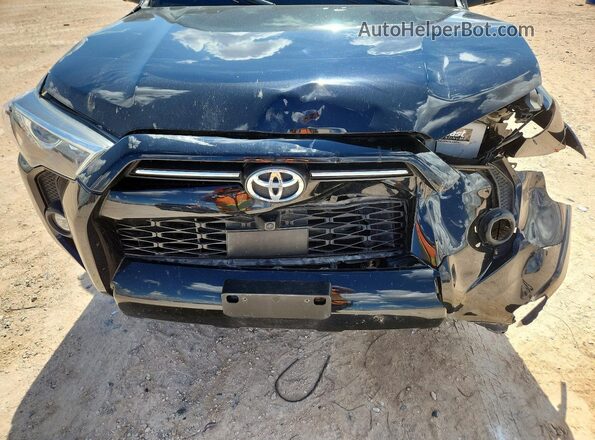 JTEFU5JRXN5268830 2022 TOYOTA 4RUNNER Black Вид підкапотного простору