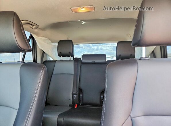 JTEFU5JRXN5268830 2022 TOYOTA 4RUNNER Black Вид задніх сидінь
