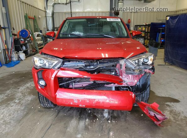 JTEFU5JRXP5300517 2023 TOYOTA 4RUNNER Red Widok z przodu
