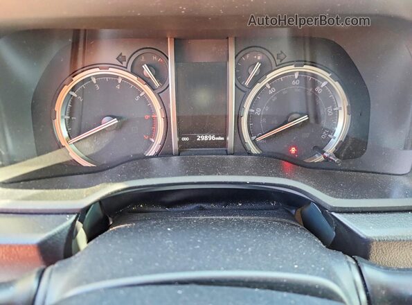 JTEKU5JR4P6169867 2023 TOYOTA 4RUNNER Белый Вид щитка приборов