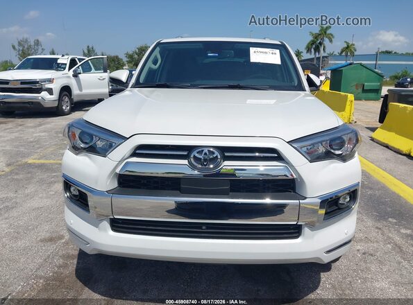 JTEKU5JR8R6266430 2024 TOYOTA 4RUNNER White Widok zestawu wskaźników