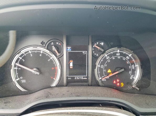 JTELU5JR1P6088913 2023 TOYOTA 4RUNNER Black Instrument cluster view