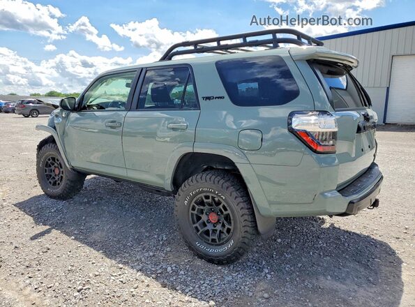 JTELU5JR8M5957525 2021 TOYOTA 4RUNNER Зеленый Задняя левая четверть