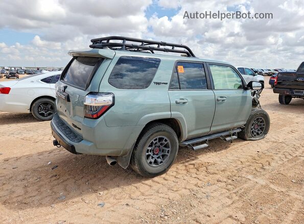 JTELU5JR9M5899716 2021 TOYOTA 4RUNNER Green Հետևի աջ