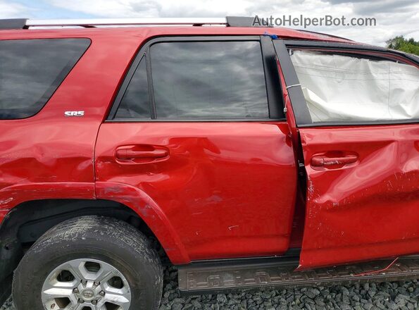 JTEMU5JR1M5905660 2021 TOYOTA 4RUNNER Красный Вид задних сидений