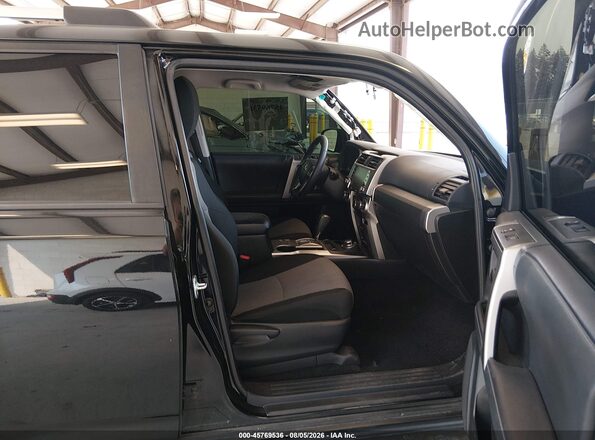 JTEMU5JR2M5920118 2021 TOYOTA 4RUNNER Black წინა სალონის ხედი