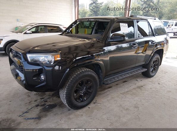 JTEMU5JR2M5920118 2021 TOYOTA 4RUNNER Black წინა მარცხენა ხედი სამი მეოთხედიდან