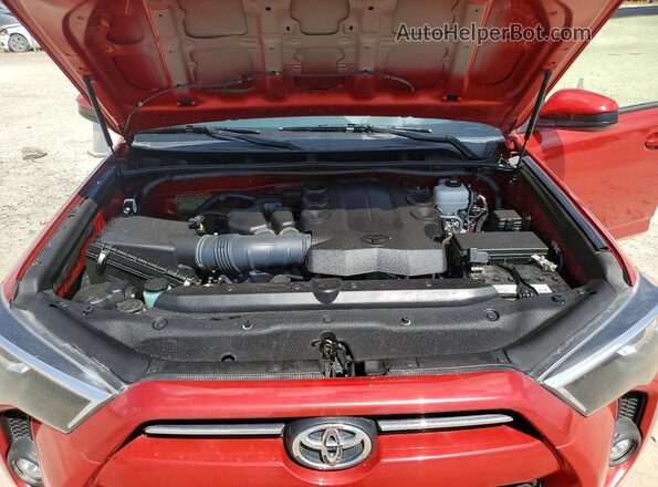 JTEMU5JR4R6281838 2024 TOYOTA 4RUNNER Красный Вид подкапотного пространства