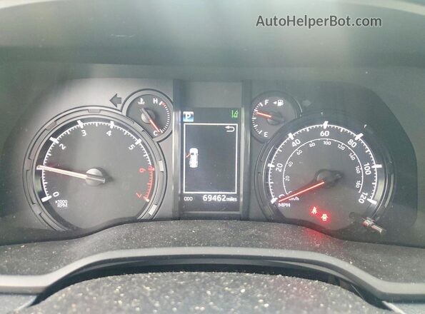 JTEMU5JR9N6050413 2022 TOYOTA 4RUNNER White ხელსაწყოთა პანელის ხედი
