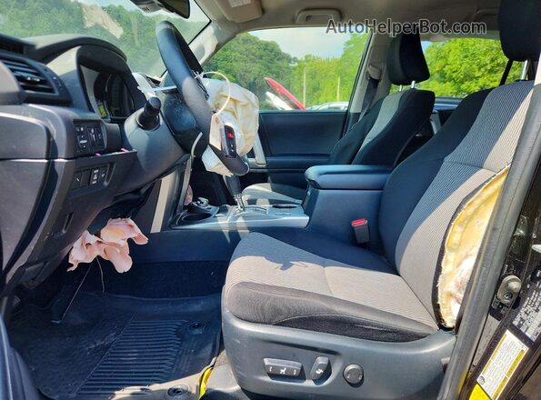 JTEMU5JRXR6300389 2024 TOYOTA 4RUNNER Black Widok wnętrza z przodu