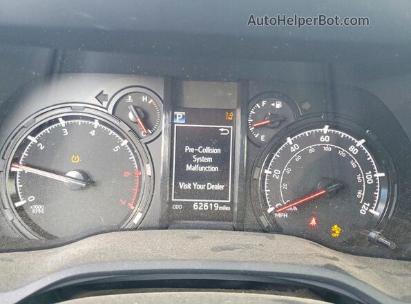 JTENU5JR4M5960463 2021 TOYOTA 4RUNNER Серебряный Вид щитка приборов