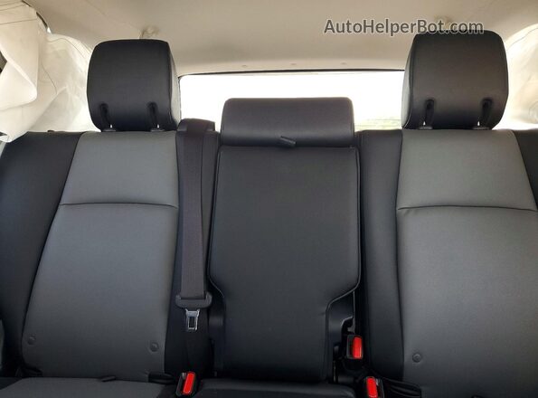 JTENU5JR5M5871260 2021 TOYOTA 4RUNNER White უკანა სავარძლების ხედი