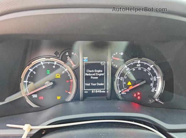 JTERU5JR0P6181559 2023 TOYOTA 4RUNNER White Вид щитка приладів