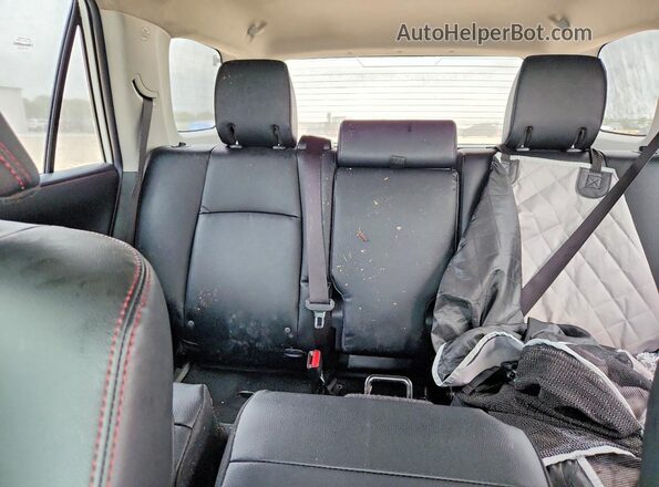 JTERU5JR0P6181559 2023 TOYOTA 4RUNNER White Вид задніх сидінь