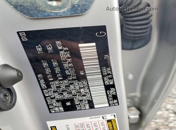 JTERU5JR0P6184851 2023 TOYOTA 4RUNNER Серебряный Вид подкапотного пространства