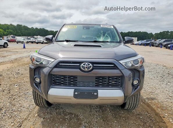 JTERU5JR1M5933903 2021 TOYOTA 4RUNNER Серый Вид спереди