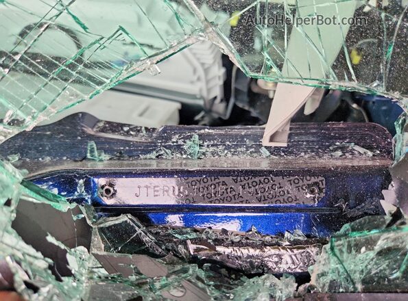 JTERU5JR1P6197558 2023 TOYOTA 4RUNNER Синий Панорамный вид салона 360°