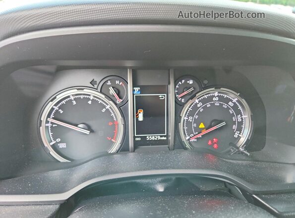 JTERU5JR1R6258104 2024 TOYOTA 4RUNNER White Instrument cluster view