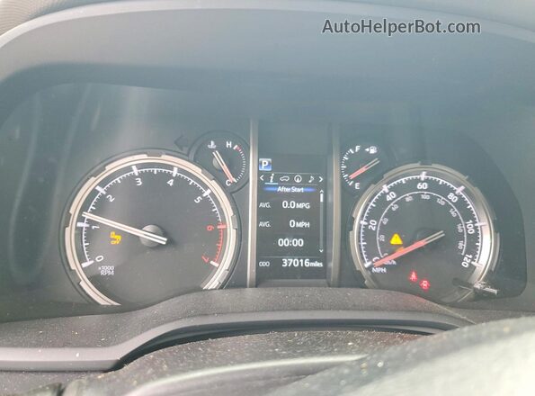 JTERU5JR3P6134722 2023 TOYOTA 4RUNNER Silver Вид щитка приладів