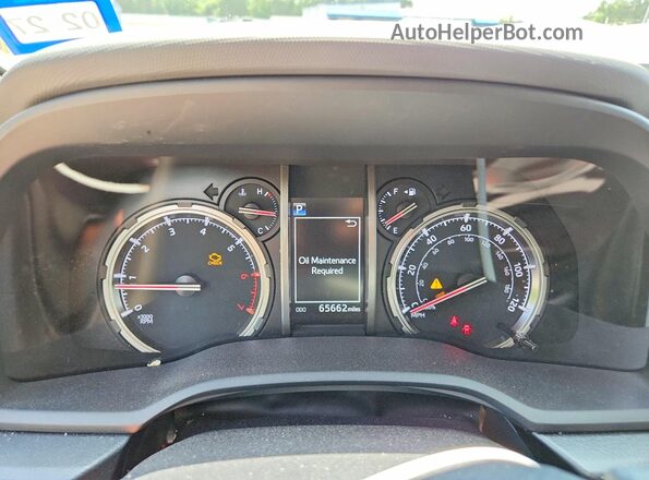 JTERU5JR5R6247297 2024 TOYOTA 4RUNNER Blue Instrument cluster view