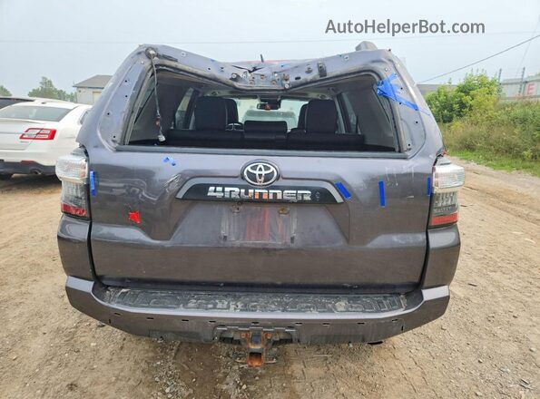 JTERU5JR6M5960725 2021 TOYOTA 4RUNNER Gray Вид ззаду