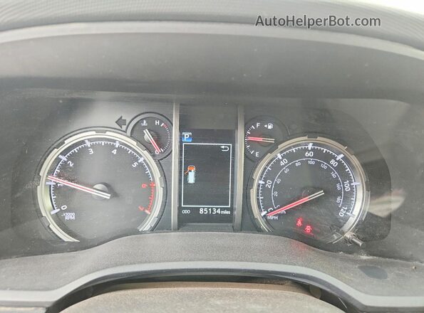 JTERU5JR6M5960725 2021 TOYOTA 4RUNNER Gray Вид щитка приладів