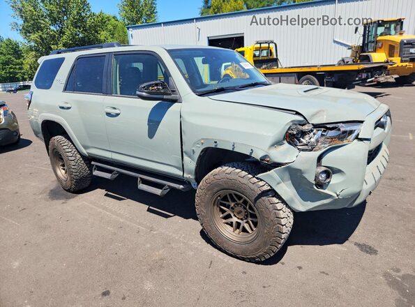 JTERU5JR8P6197332 2023 TOYOTA 4RUNNER Green Передня права чверть