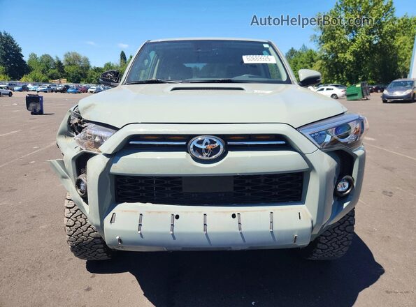 JTERU5JR8P6197332 2023 TOYOTA 4RUNNER Green Вид спереду