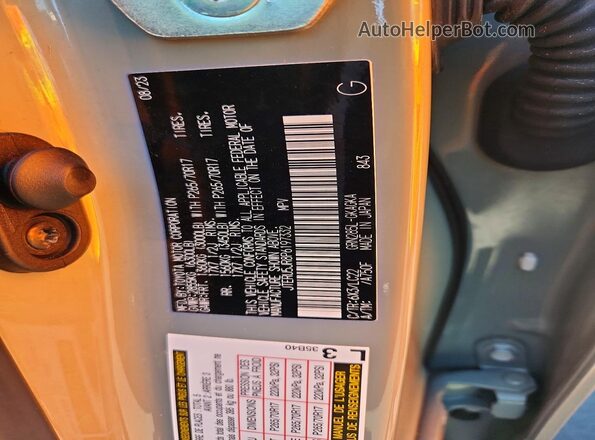 JTERU5JR8P6197332 2023 TOYOTA 4RUNNER Green Вид підкапотного простору