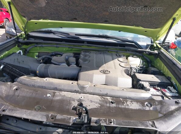 JTERU5JR9P6097451 2023 TOYOTA 4RUNNER Green Вид ззаду