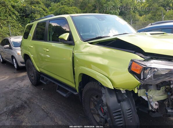 JTERU5JR9P6097451 2023 TOYOTA 4RUNNER Green Вид задньої частини салону