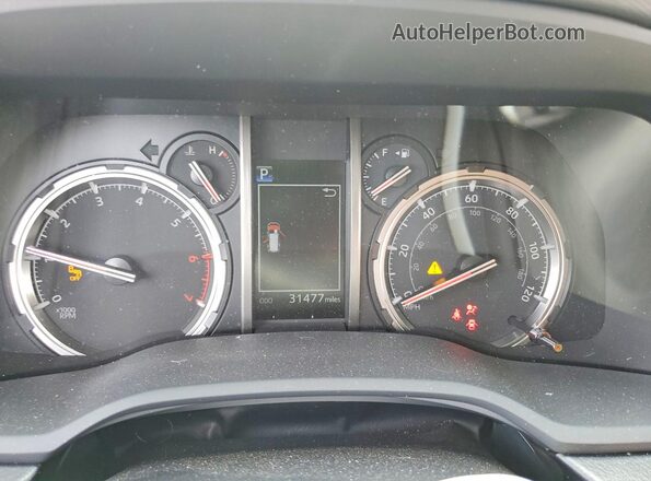 JTERU5JRXN6016907 2022 TOYOTA 4RUNNER Charcoal ხელსაწყოთა პანელის ხედი