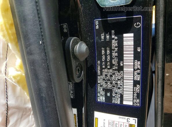 JTERU5JRXP6170634 2023 TOYOTA 4RUNNER Черный Вид наклейки с VIN-кодом