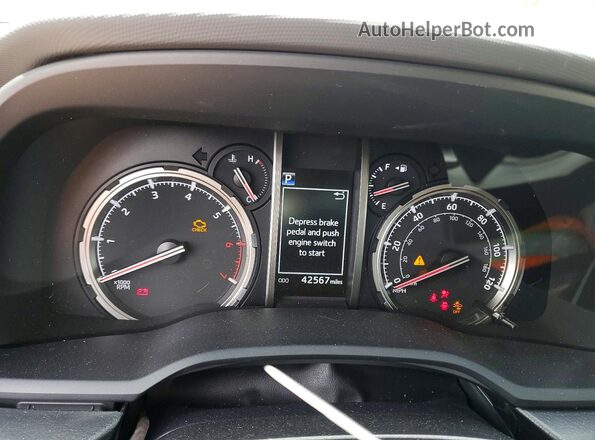 JTERU5JRXP6170634 2023 TOYOTA 4RUNNER Черный Вид щитка приборов