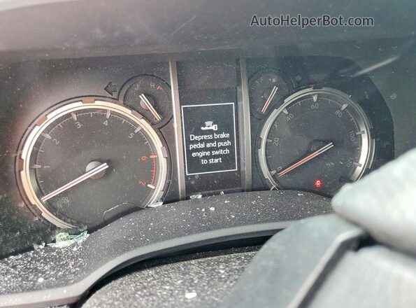 JTERU5JRXR6271403 2024 TOYOTA 4RUNNER Белый Вид щитка приборов