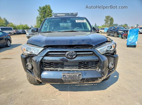 JTETU5JR6N6076933 2022 TOYOTA 4RUNNER Black Դիմացի տեսք