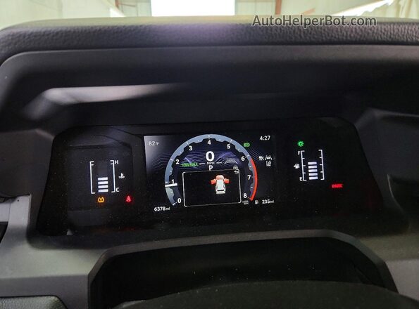 JTEVA5BR1T5107962 2026 TOYOTA 4RUNNER Black Սարքավորումների վահանակի տեսք