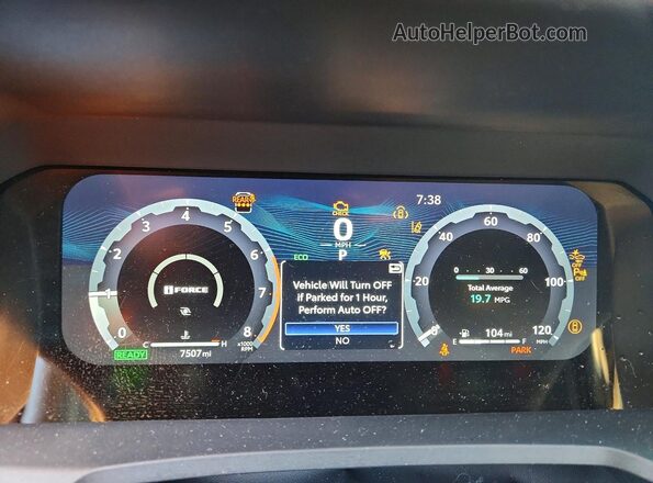 JTEVB5BR6S5004628 2025 TOYOTA 4RUNNER Tan Instrument cluster view