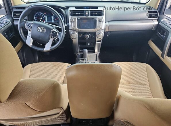 JTEZU5JR3G5113746 2016 TOYOTA 4RUNNER Белый Вид панели приборов