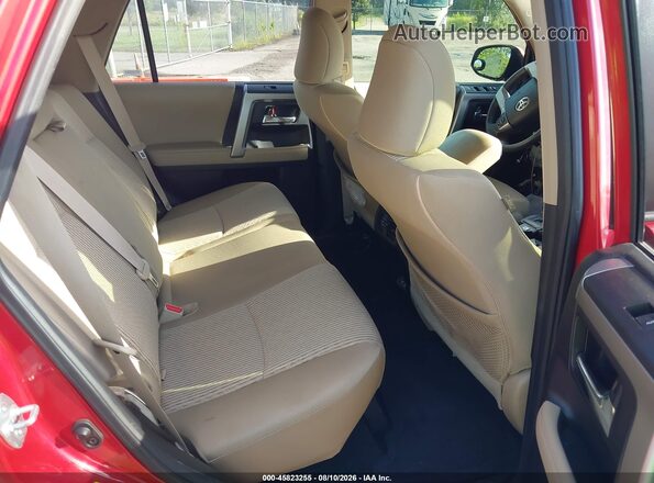 JTEZU5JR5L5215818 2020 TOYOTA 4RUNNER Red Widok naklejki z numerem VIN