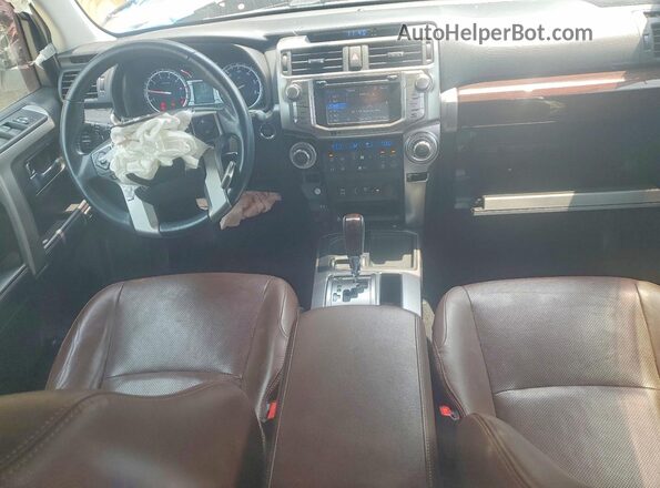 JTEZU5JR8J5179863 2018 TOYOTA 4RUNNER Black წინა პანელის ხედი
