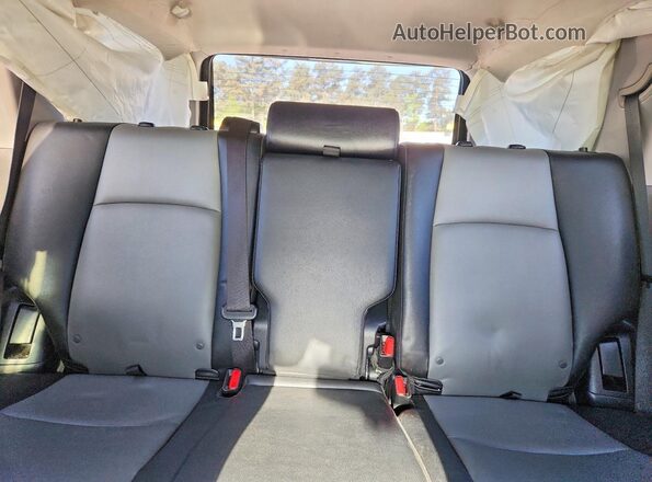 JTEZU5JR9G5116568 2016 TOYOTA 4RUNNER Black Հետևի նստատեղերի տեսք