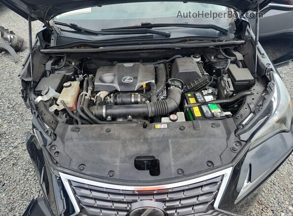 JTGARBZ7M2183206 2021 LEXUS NX Black ძრავის განყოფილების ხედი