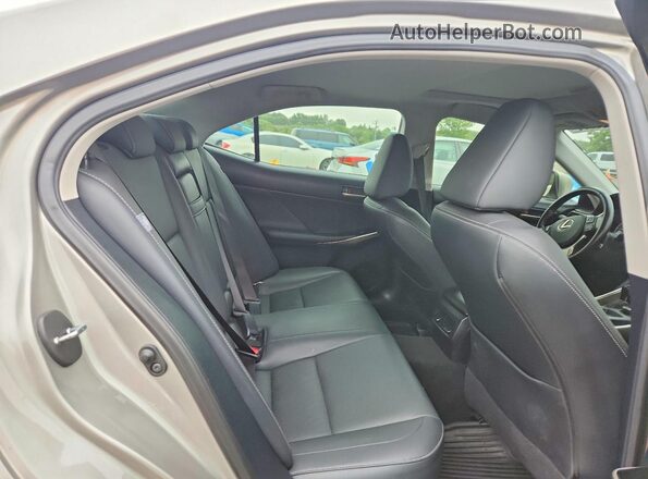 JTHA81F24L5041443 2020 LEXUS IS Silver Rear seats view