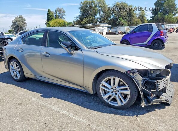 JTHAA1D21M5117094 2021 LEXUS IS Серый Передняя правая четверть