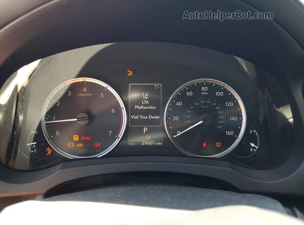 JTHAA1D21M5117094 2021 LEXUS IS Серый Вид щитка приборов