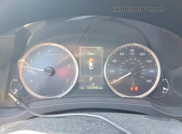 JTHAA1D22L5108709 2020 LEXUS IS Gray Вид щитка приладів