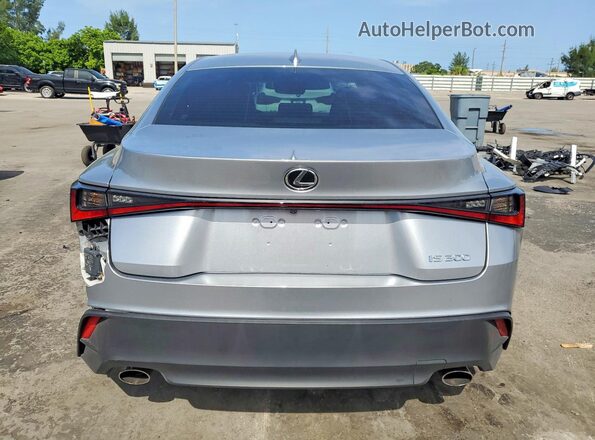 JTHAA1D27M5111087 2021 LEXUS IS Silver Rear view